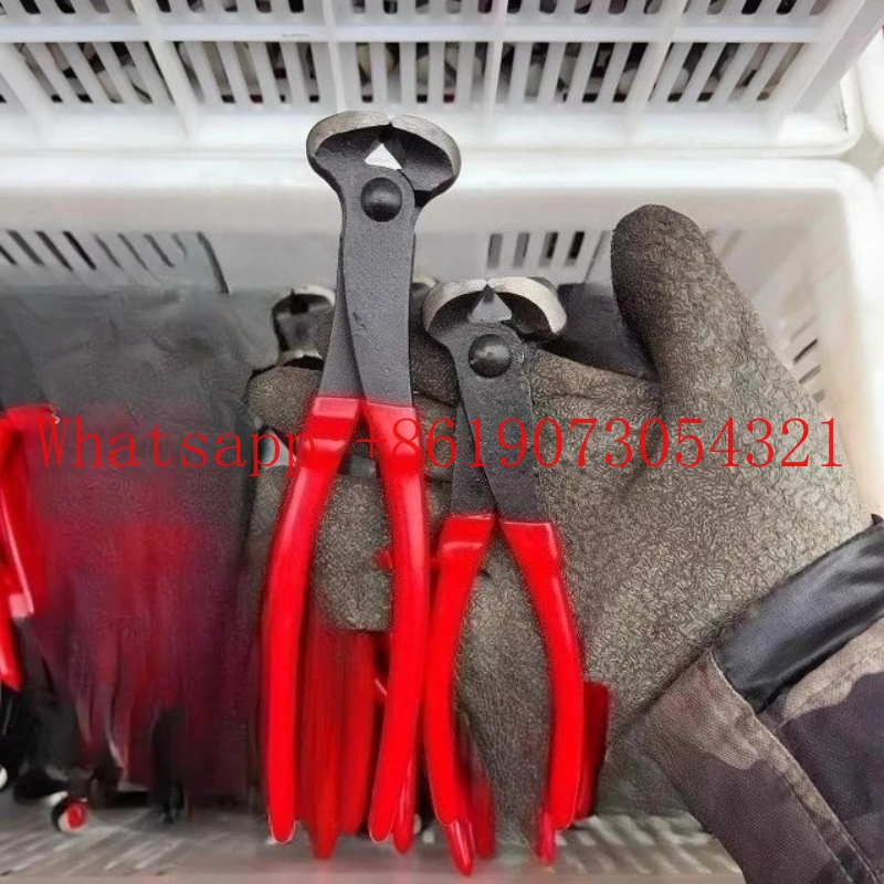 

6-Inch top-cutting pliers, nail-pulling pliers, head-mouthing nutcracker, wire-tapping pliers, horseshoe pliers