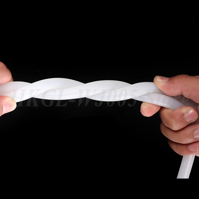 ID 2-38mm الصناعية الصف خرطوم مطاط السيليكون شفافة أنبوب مطاط السيليكون مرنة غير سامة أنبوب السيليكون للتخصيص