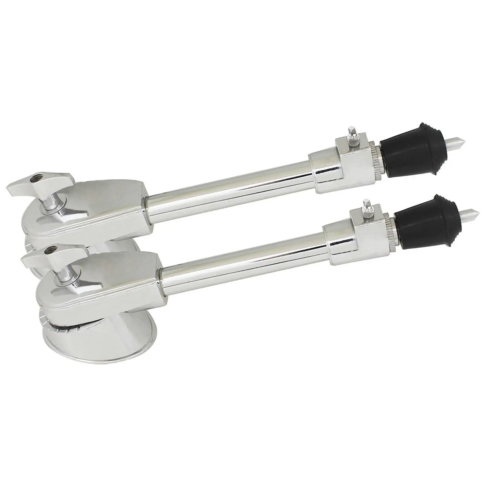

2Pcs Tom Drum Legs Stable Easy to Install DIY High Strength Universal Fit Non Slip Accessory Percussion Instrument Replacement