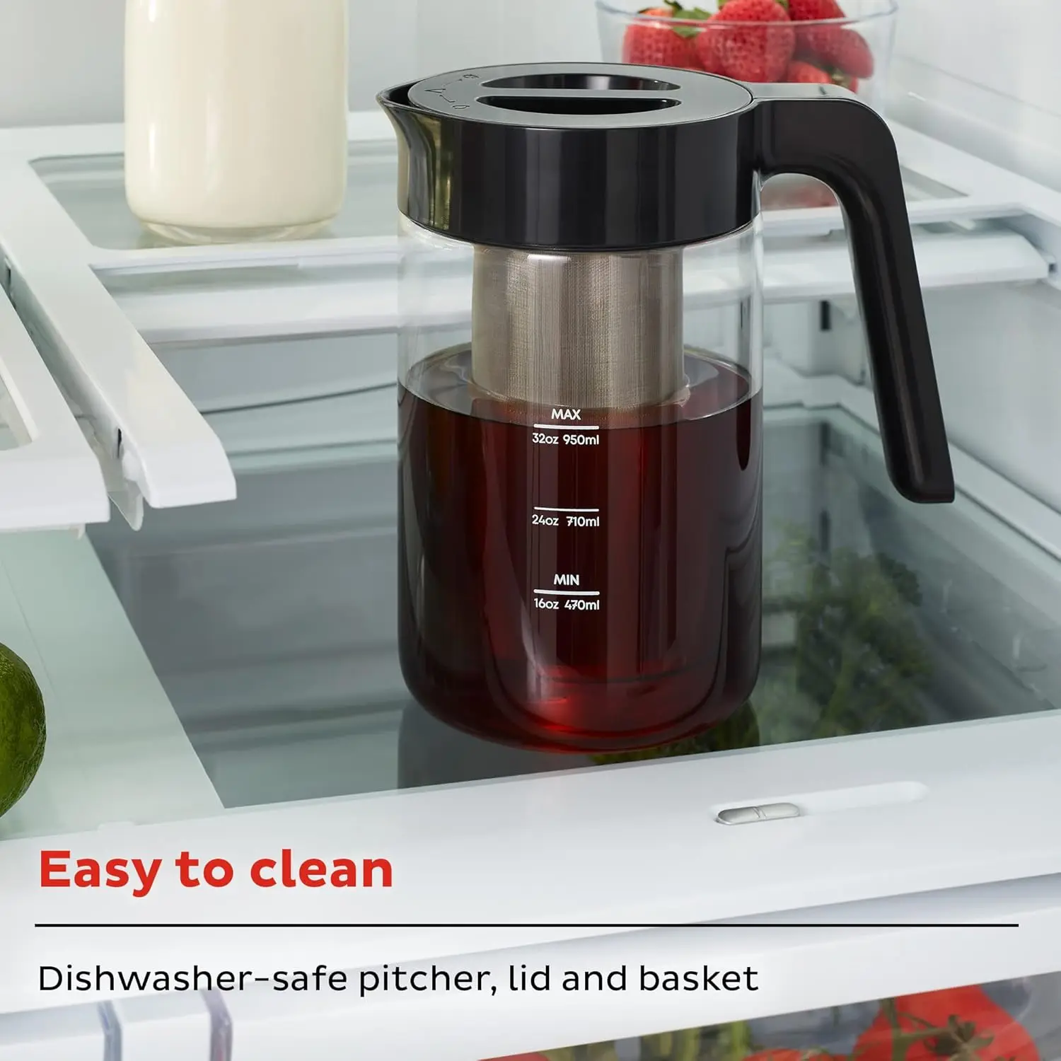 Instant Cold Brew Electric Coffee Maker, From the Makers of , Customize Your Brew Strength, Easy-to-Use, Dishwasher Safe Glass P