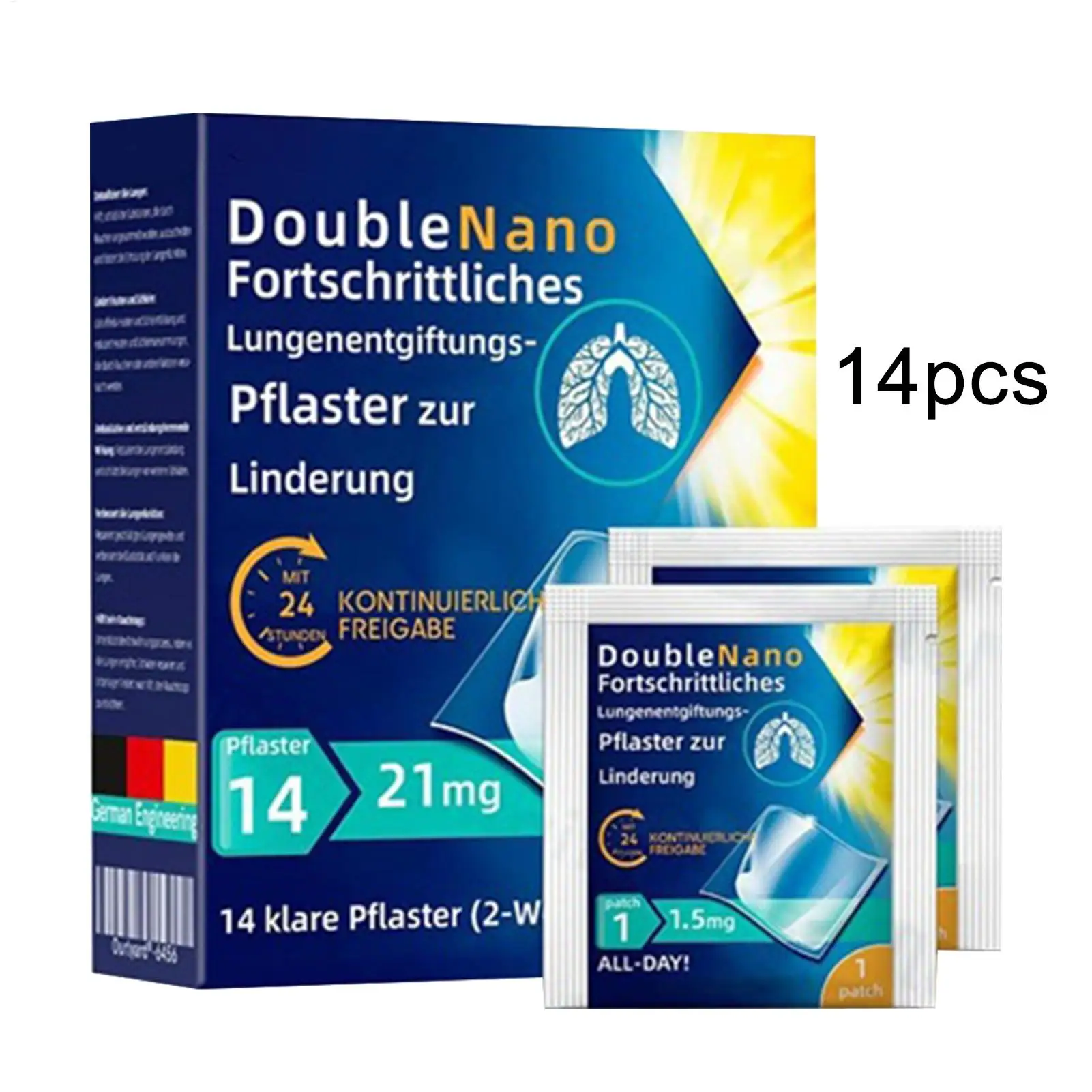 Portable Lung Cleansing Patch Respiratory Health Tapes Respiratory Support Patches For Travel Business Work Health Care Supplies