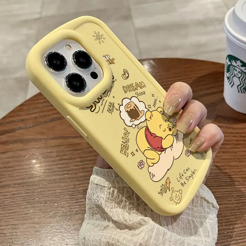 Disney winnie pooh dream Honey電話ケース、iPhone 15、14 pro max、13、12、11 pro、xs max、xs、xr用のソフトシリコンキュレートカバー、新しい