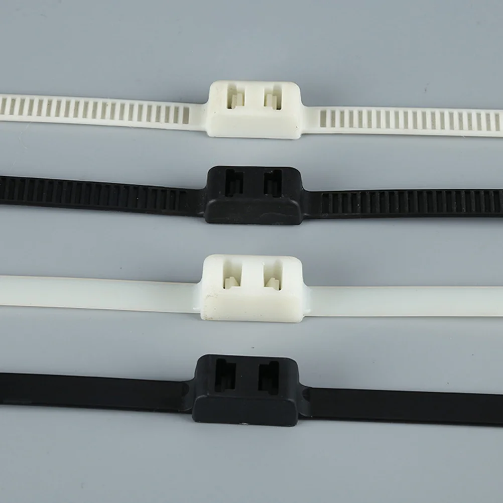 

6pcs Self-Locking Cable Zip Heavy Duty Straps Binding Fixing Thick Durable Smooth Burrs-Free Strong Pulling for Construction
