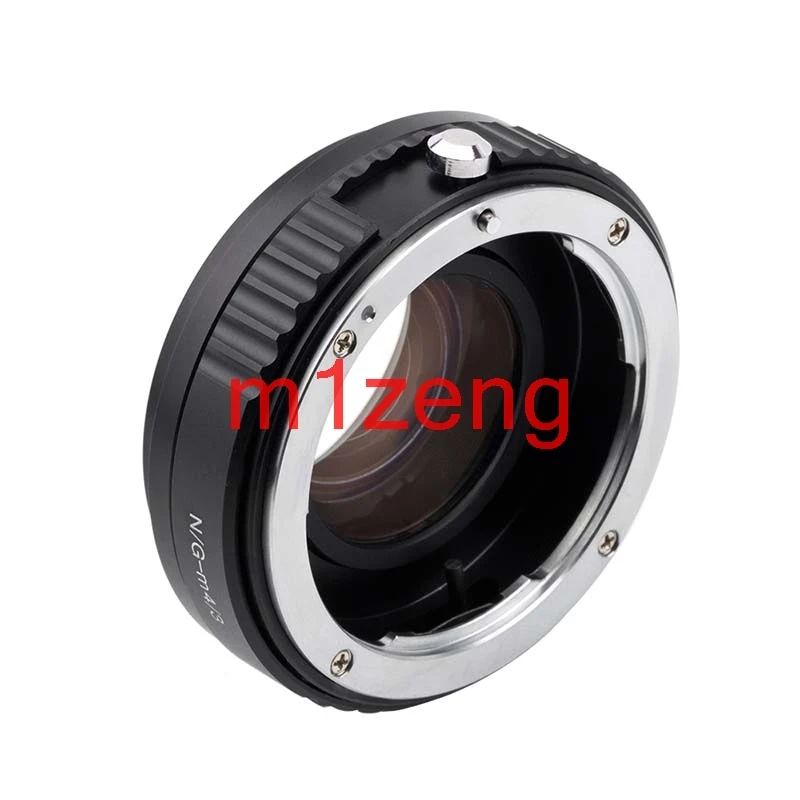 AI(G)-m43 Focal Reducer Speed Booster adapter UNTUK nikon G AI D F lensa Ke panasonic m4/3 GF6 gh5 gh4 EM5 EM1 em10 E-PL5 kamera