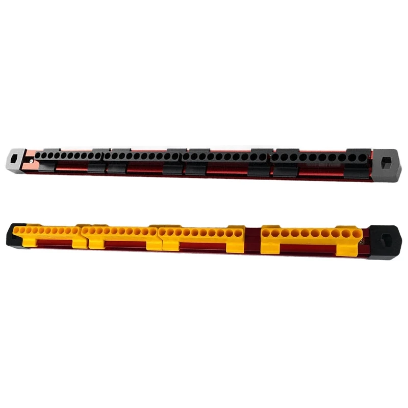 

Drill Bit Holder 40 Holes Storage Rails Organizers Rack for Quick Access to Your Screwdriver Bit