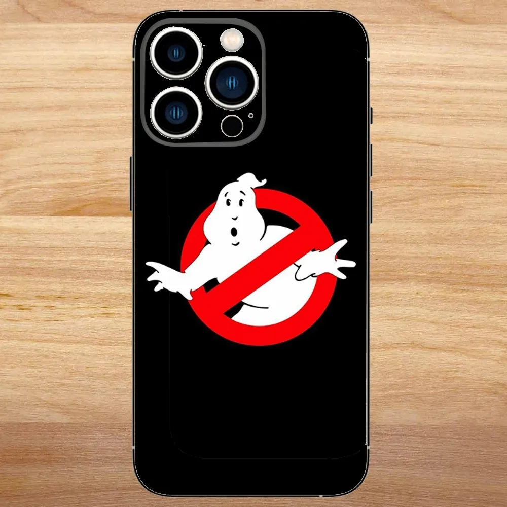 Movie G-Ghostbusters Phone Case For iPhone15,14,13,12,11,Pro,Max,Plus,Mini,X,XS,XR,8,7,6,S,Plus,SE Soft Black Case