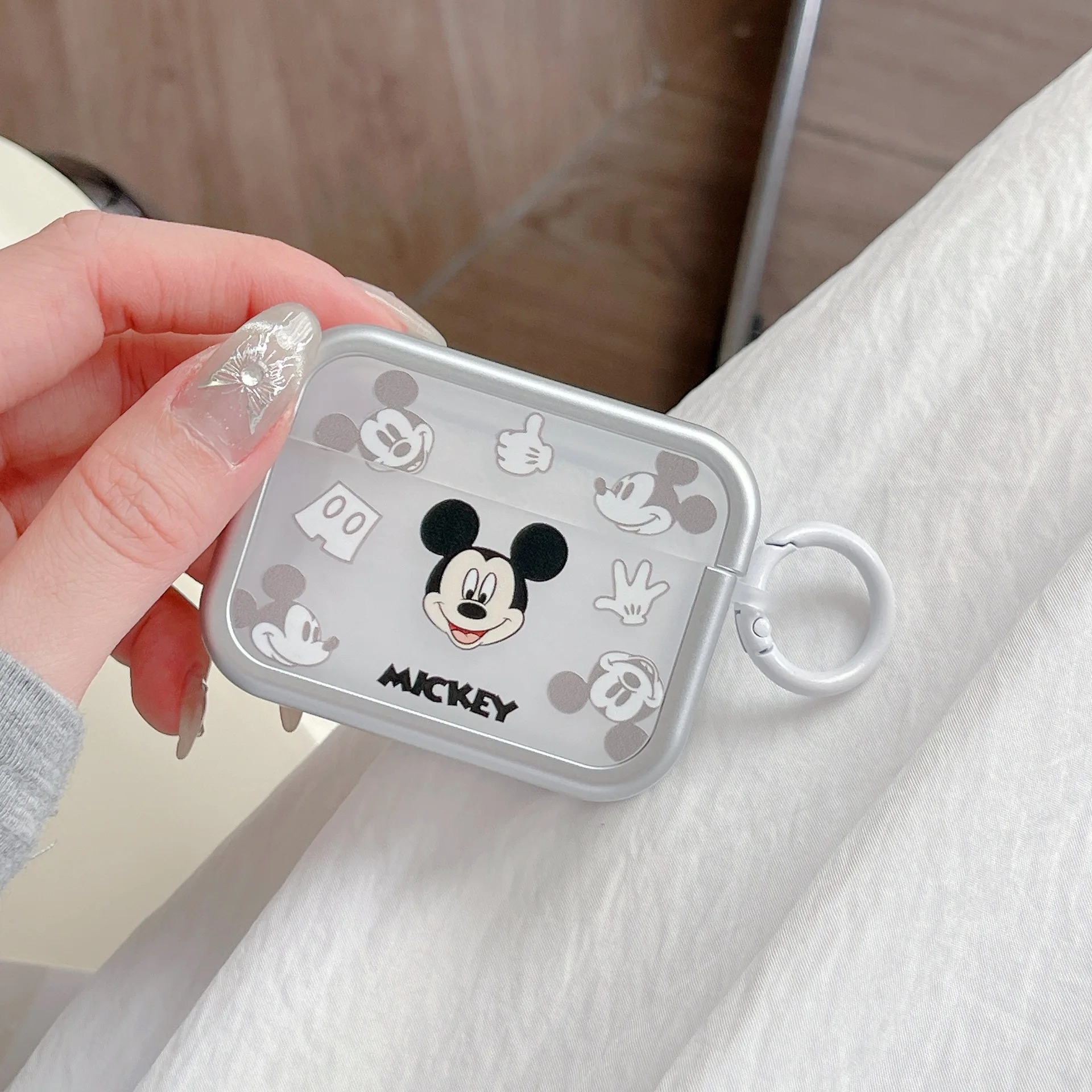 3D น่ารักการ์ตูน Mickey Minnie เมาส์หูฟังสําหรับ AirPods Pro 2rd สําหรับ AirPods 1 2 3 ไร้สายบลูทูธป้องกันกรณี