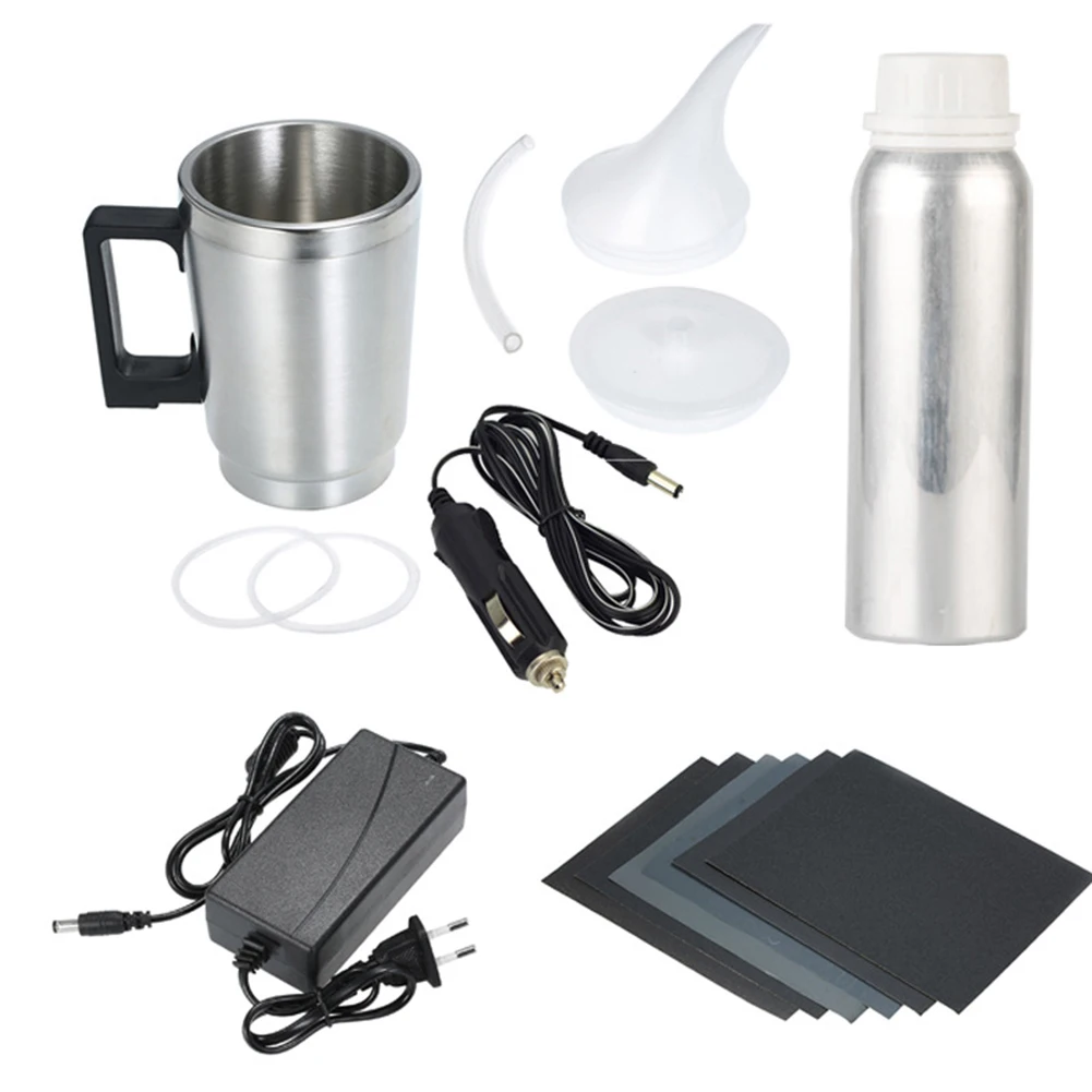 

Liquid Polymer Evaporator 200ML Headlight Atomizing Cup Auto Headlights Renovation Polishing Restorer Set for Car Headlight