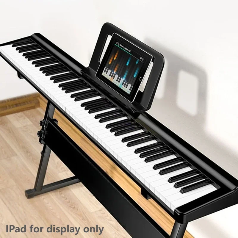 【سعر المصنع】88 مفتاح بيانو إلكتروني 66 مفتاحًا للكبار المبتدئين جهاز إلكتروني متعدد الوظائف لوحة مفاتيح ميدي لوحة مفاتيح مزدوجة تعليم