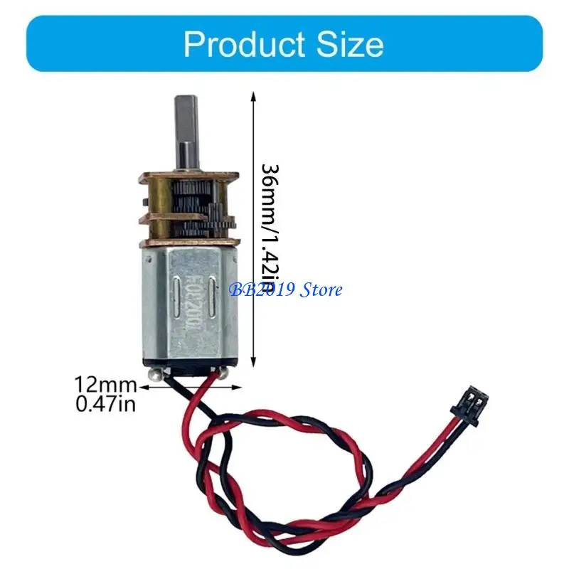Q0KB DC3V-6V Tensões Duplas Motor Metal Preciso Motores Engrenagem Baixo Ruído para Robótica Hobbyists E Projeto STEM