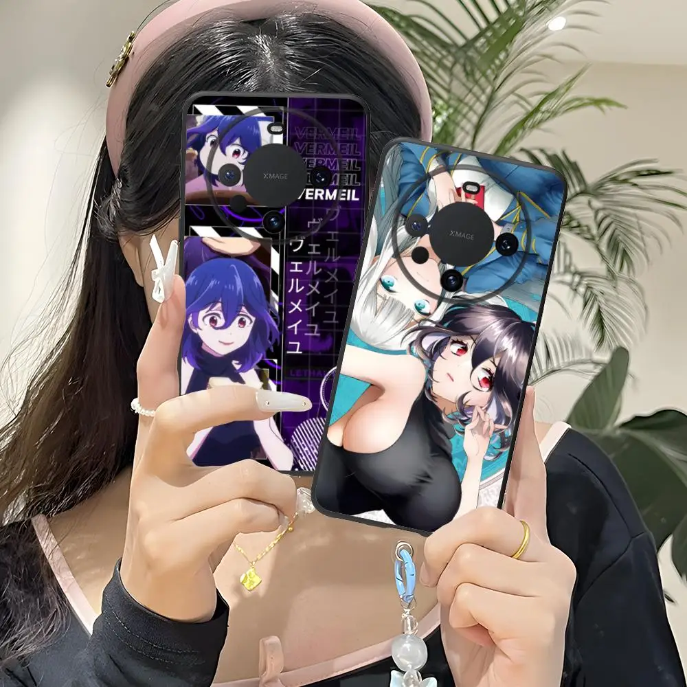 

Чехол Kinsou Vermeil для мобильного телефона Huawei Mate 60 50 40 30 20 10 Pro Plus Lite E 5G, цветной защитный чехол для смартфона, роскошный чехол