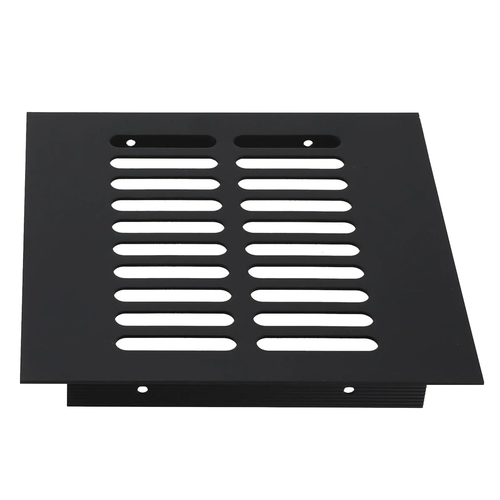 150mm Aluminium Rectangular Cabinet Wardrobe Air Vent Grille Ventilation-Cover For Air Conditioner Cabinet Grille Black Cover