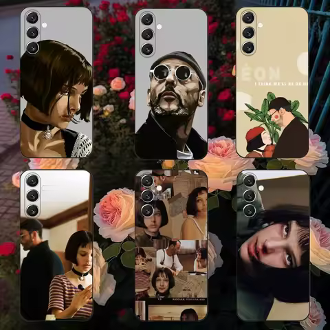Film Leon The Professional Phone Case For Samsung Galaxy A13,A21s,A22,A31,A32,A52,A53,A71,A80,A91 Soft Black Cover