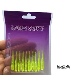 Worm Fishing Bait Soft lure 4cm/0.3g Soft Plastic Fishing Mini Jig Wobbler Soft Carp Fishing Bait Artificial Swimbait