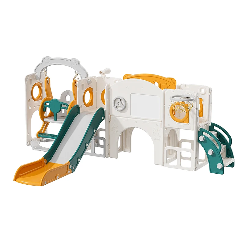 Drawing Board Indoor/Outdoor Use Telescope Environmentally Friendly Plastic Children's Slide Residential School