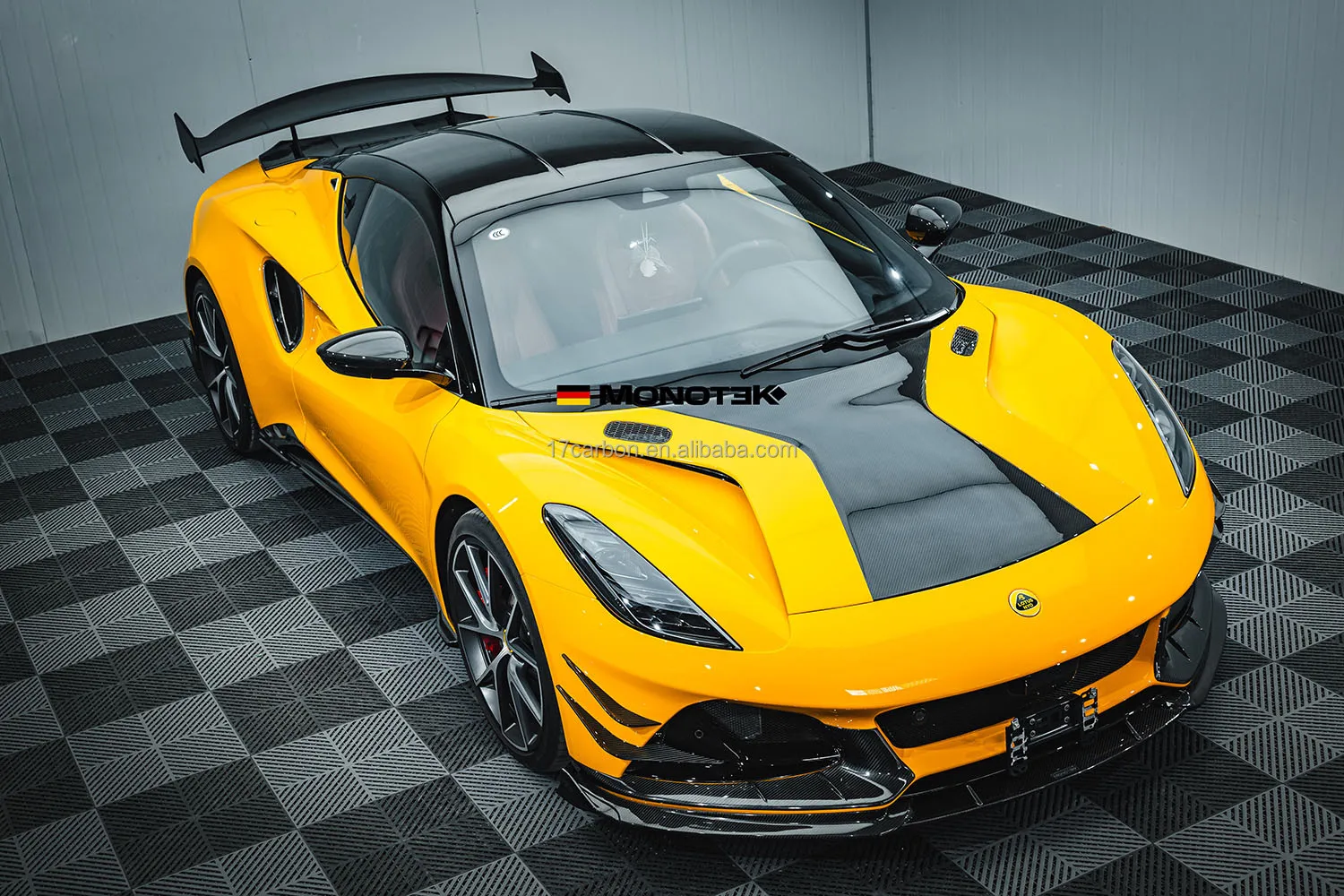 New Design Street Version Rear Wing Spoiler Body Kits Carbon Fiber Rear Spoiler Parts  for Lotus Emira