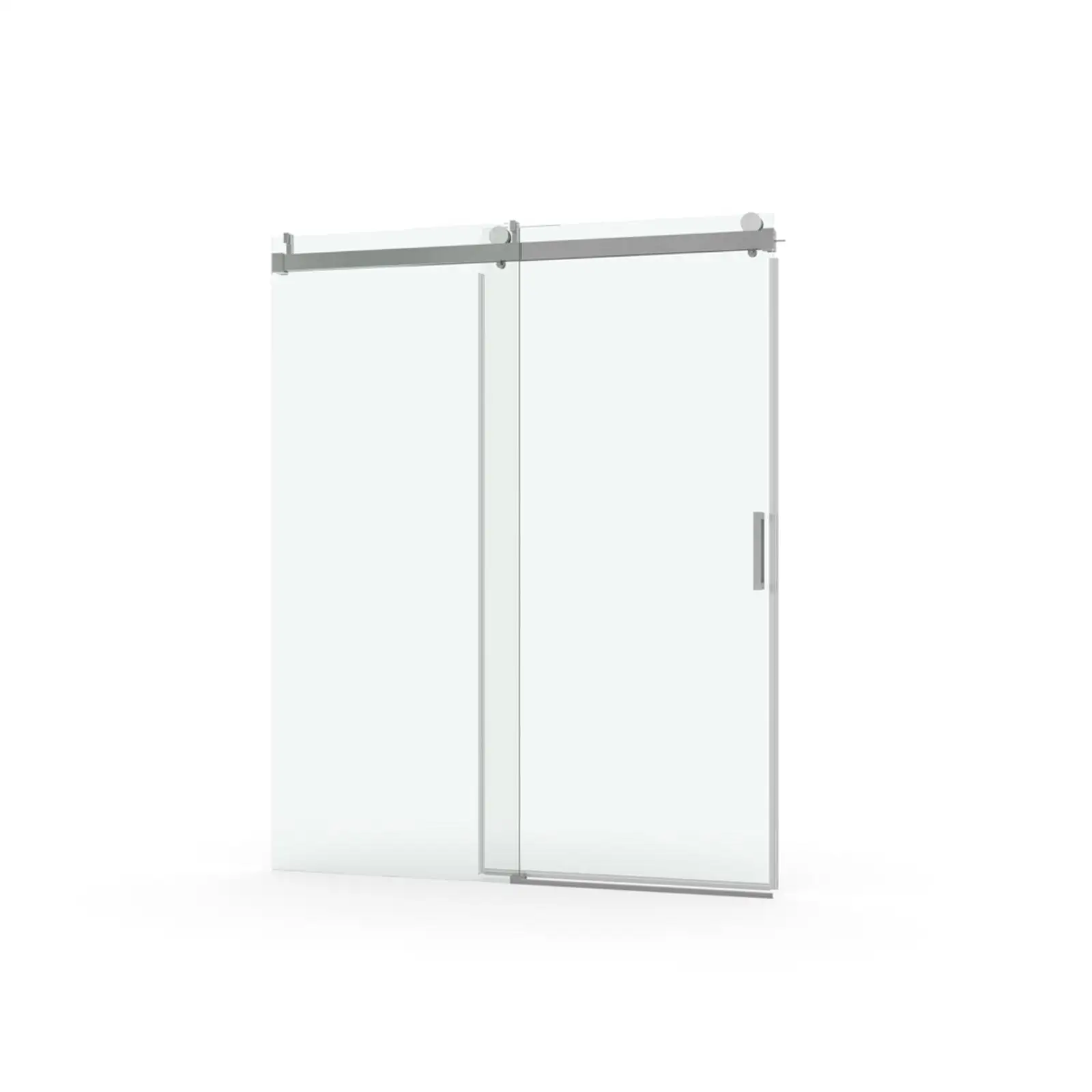 

56" - 60" W x 76" H Frameless Soft-closing Single Sliding Shower Door, 1/4"