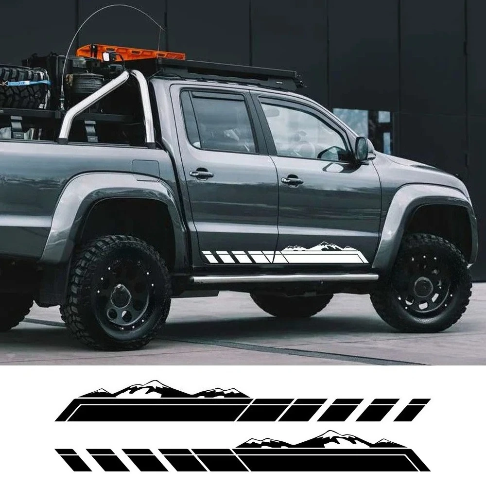 Pegatina decorativa para puerta de camioneta, accesorios para auto, para Ford F150 Ranger Toyota Hilux Tacoma Dodge RAM Isuzu Dmax