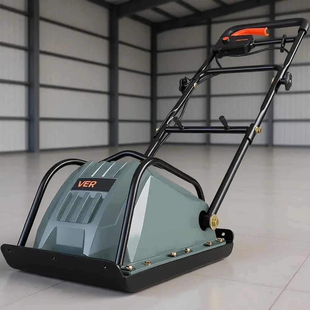 

Электрическая виброплита, мощность 130 Вт, сила воздействия 5 кН, глубина уплотнения 3,9 дюйма, скорость 16 м/мин, эффективность 3304 кв. футов/час, бензиновый двигатель.