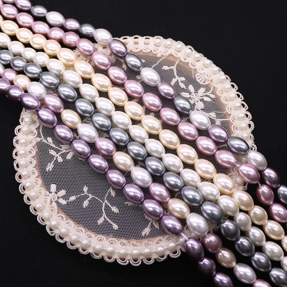 gorgeous-color-rice-shaped-imitation-pearl-glass-straight-hole-loose-beads-handmade-diy-necklace-jewelry-accessories-1strand