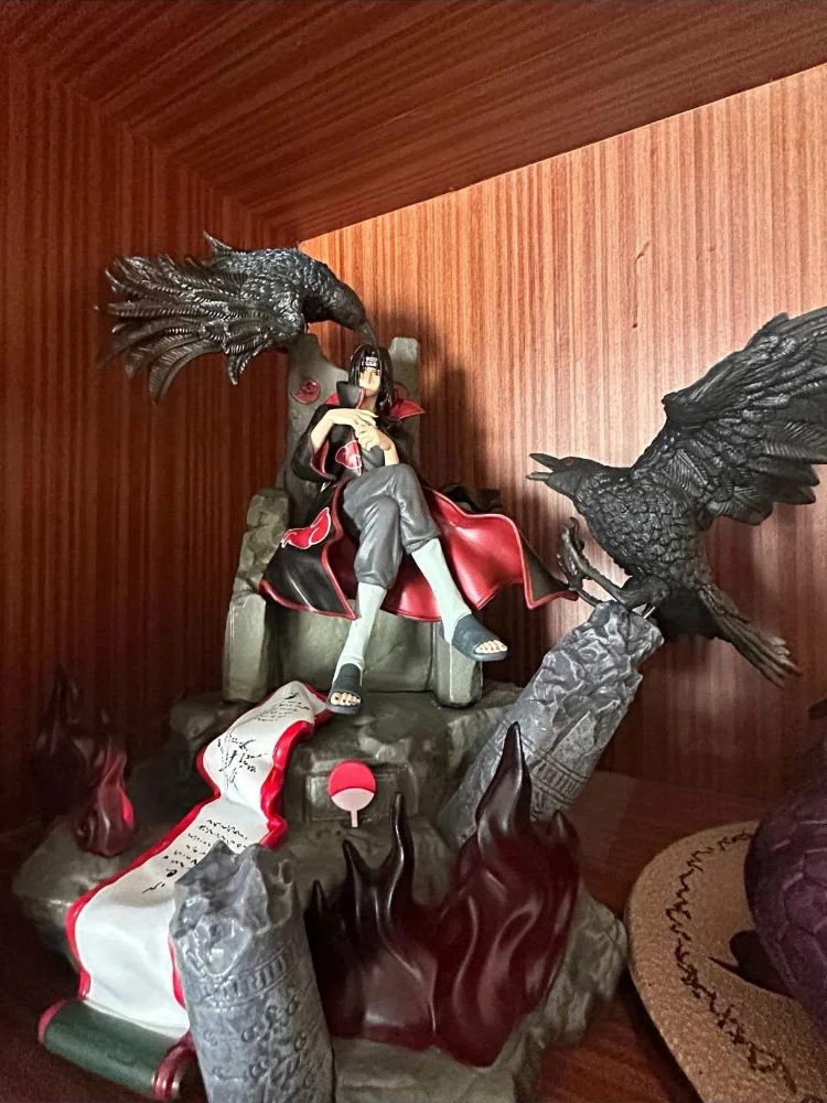 

Фигурка Учиха Итачи GK: Супербольшой Трон, Аниме-фигурка, Комикс-модель из ПВХ, 37 см, Настольное украшение, Подарки-сюрпризы Саске, Игрушки