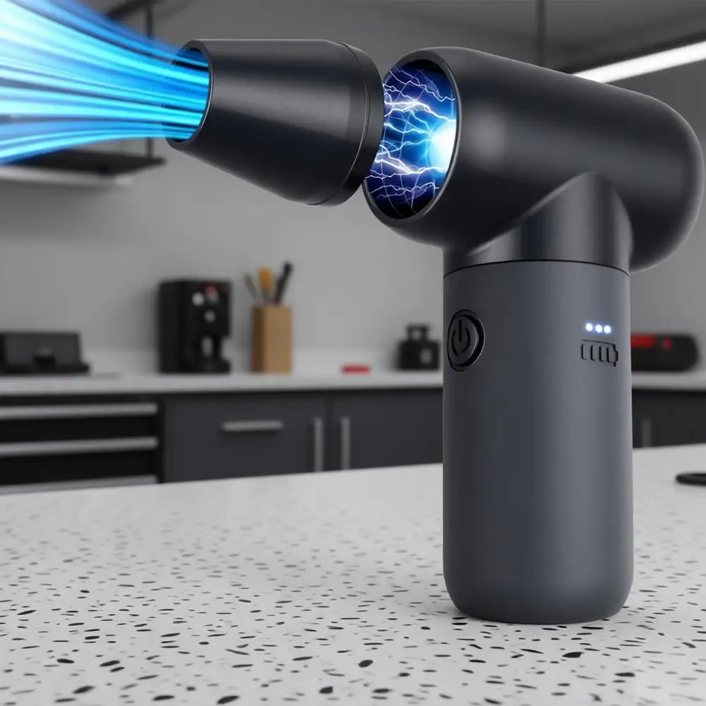 

Электрический портативный воздуходув-сжатый воздух (180000 об/мин), без баллончиков сжатого воздуха, для чистки автомобилей и компьютеров