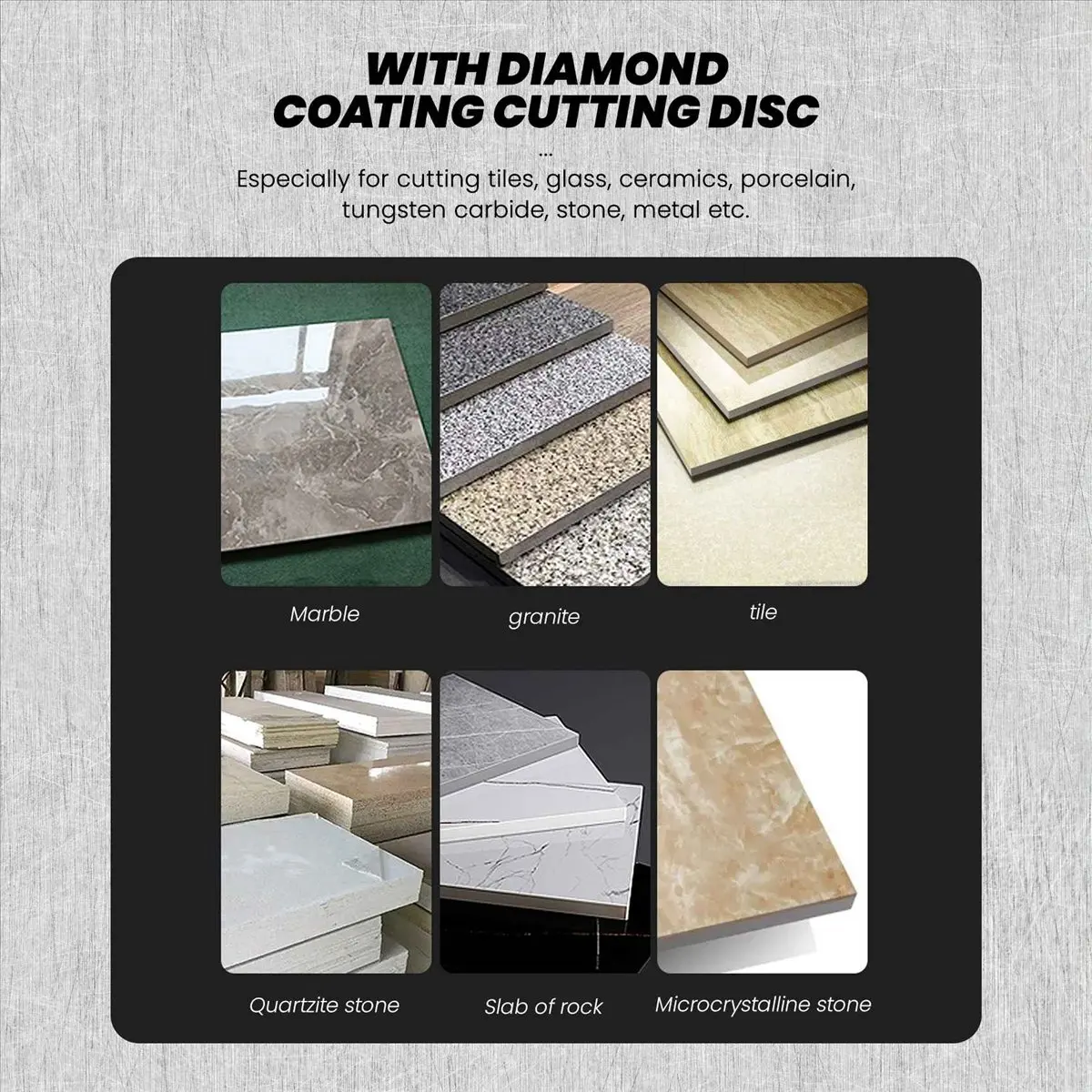 *N21R Cutting disc, for glass / stone, with diamond coating, galvanized, fine grain