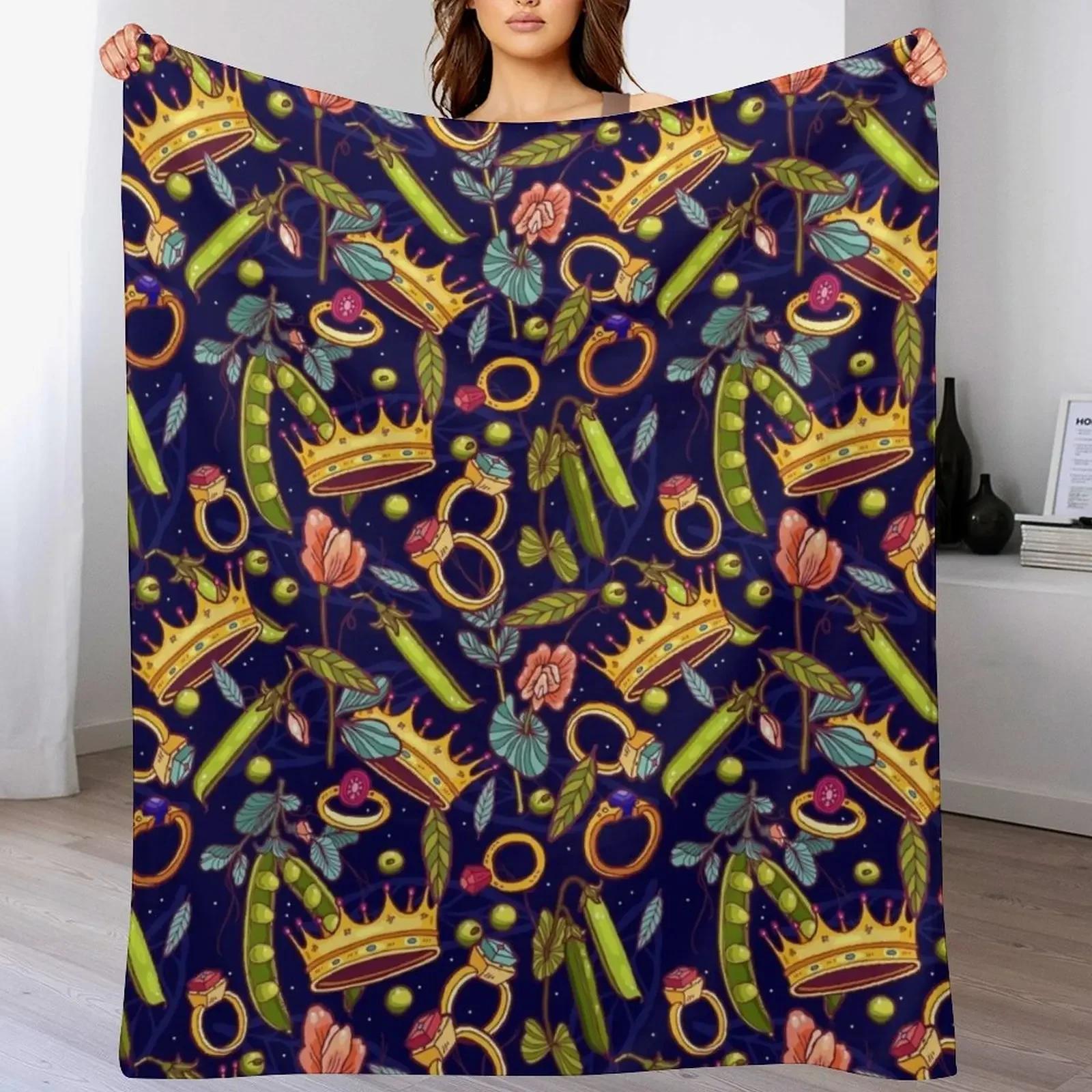 

Princess and the Pea. Throw Blanket Blankets For Bed Stuffeds Decorative Sofa Heavy Blankets
