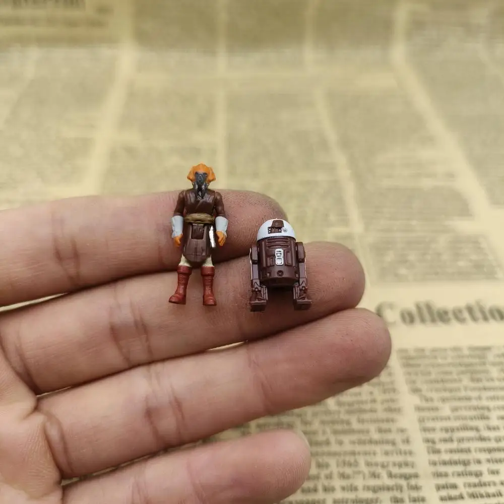 스타 워즈 Boba Fett Mace Windu Imperial Stormtrooper R2-D2 C-3PO 모델 인형 액션 피규어 생일 선물