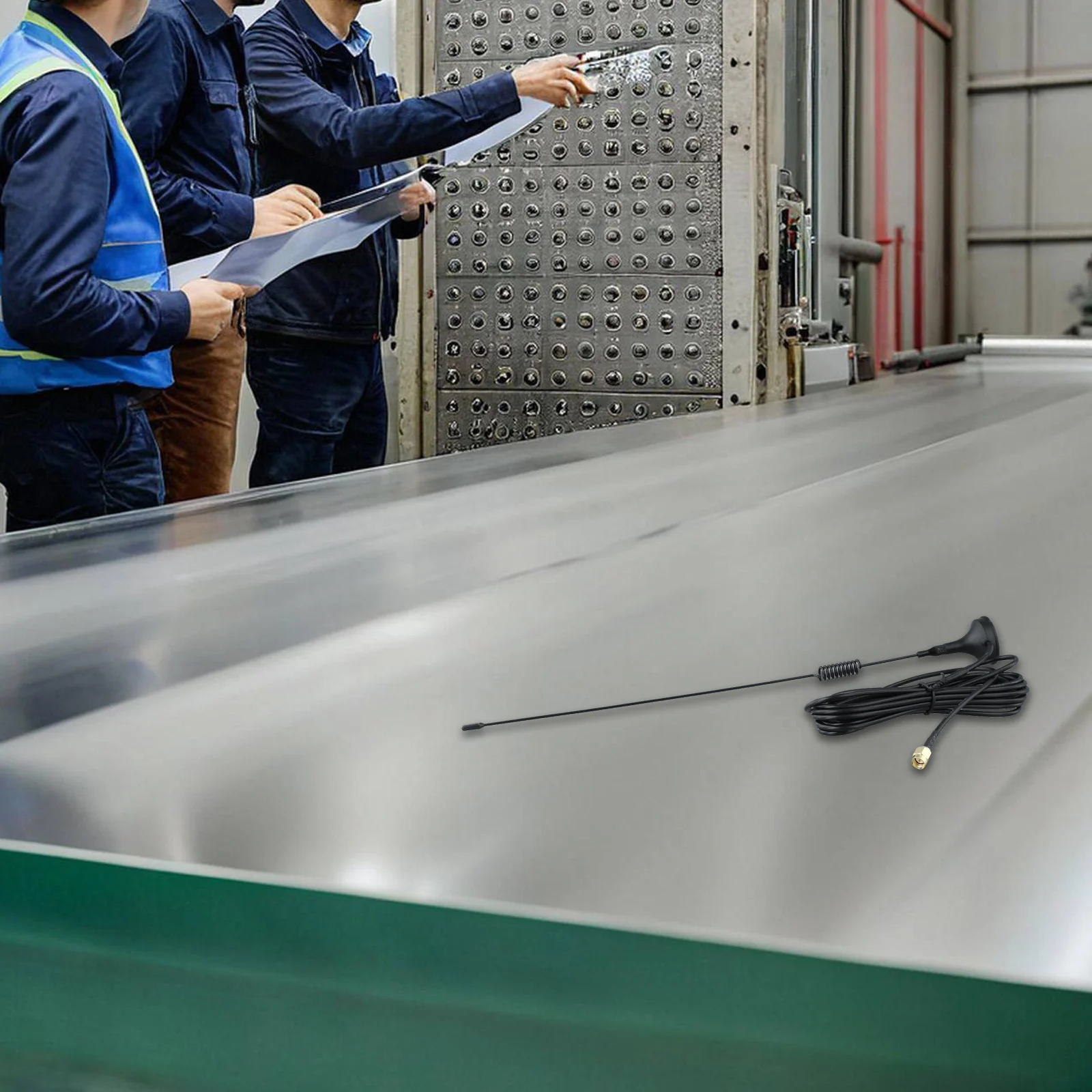 868 MHz für LoRa für LoRaWAN-Magnetfußantenne mit 3 5 dBi Verstärkung. Wird mit 3 Meter langem Kabel für verbesserte Leistung geliefert