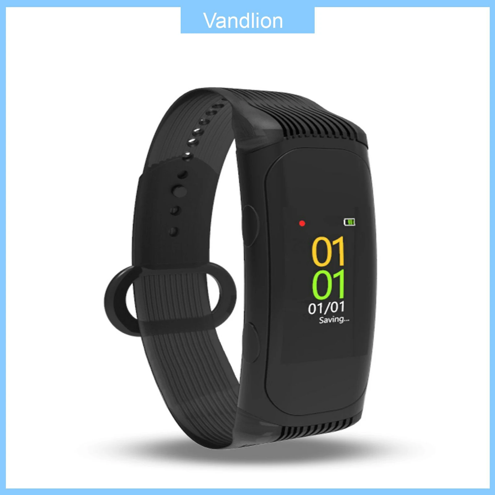 Vandlion V50 Digital Watch Wristband Voice Recorder 150mAh 512kbps Audio Recording with Screen MP3 Player for Business Lectures