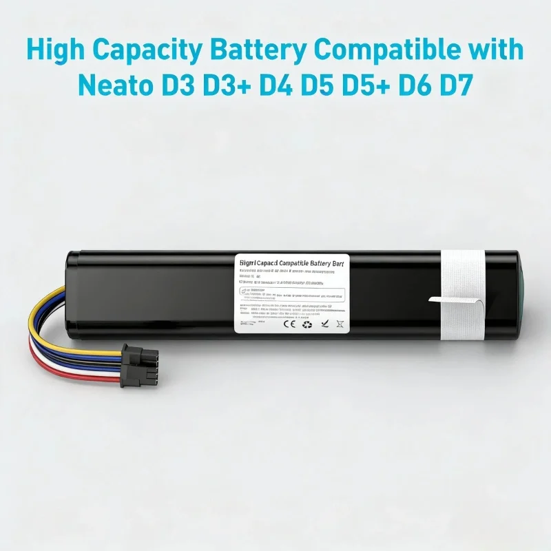 

14.4V 6800mAh Replacement Battery for Neato Botvac D3 D4 D5 D6 D7 Robotic Vacuums Fits 945-0225 205-0011 Durable Energy Power
