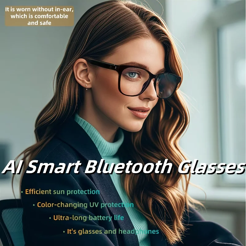 

GS08 Outdoors Smart Glasses Bluetooth 5.3 Sunglasses Music Making Call Navigation Protection Uv400 Polarized Lenses Driving Fish