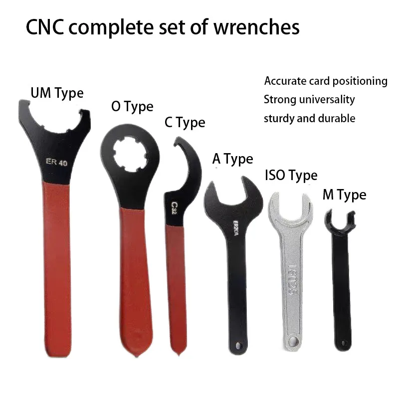 Super hard ER wrench, high-strength and wear-resistant ER8 ER11 ER16 ER20A/M ER25ER32 ER40UM type A type M type C type O type