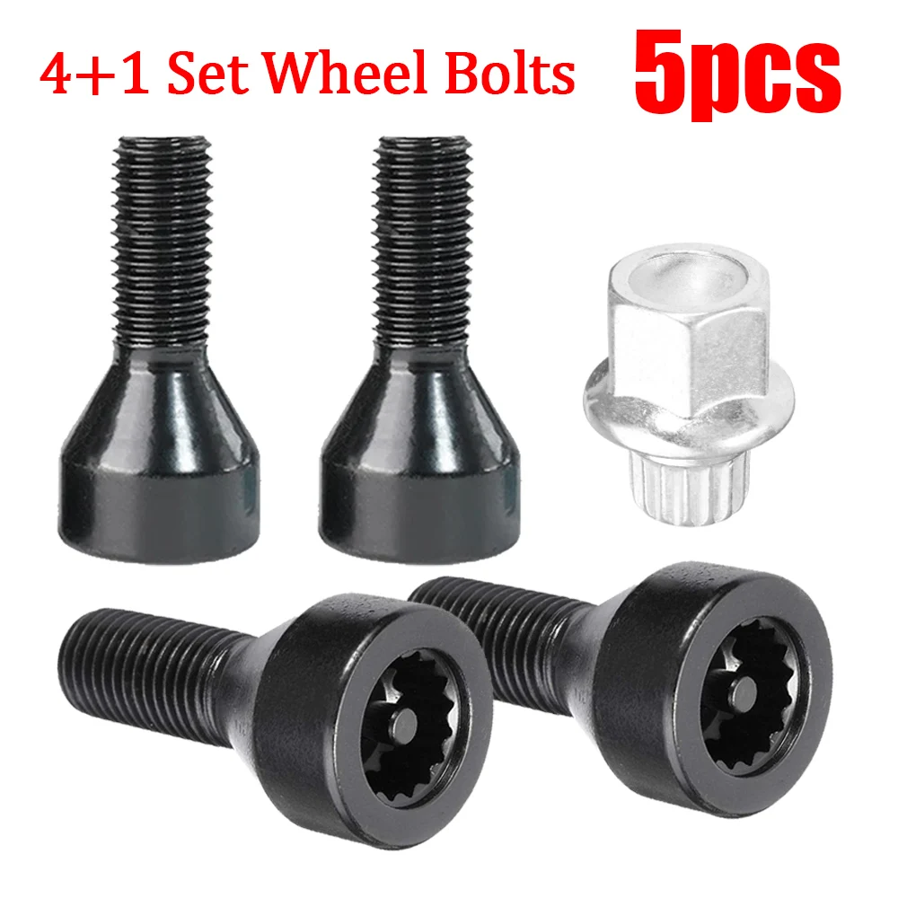 Car Wheel Lock Screw Cap M12x1.5 Aluminum Alloy Wheel Bolts For BMW 1 3 5 6 series 36136786419 36131180882 36136764057