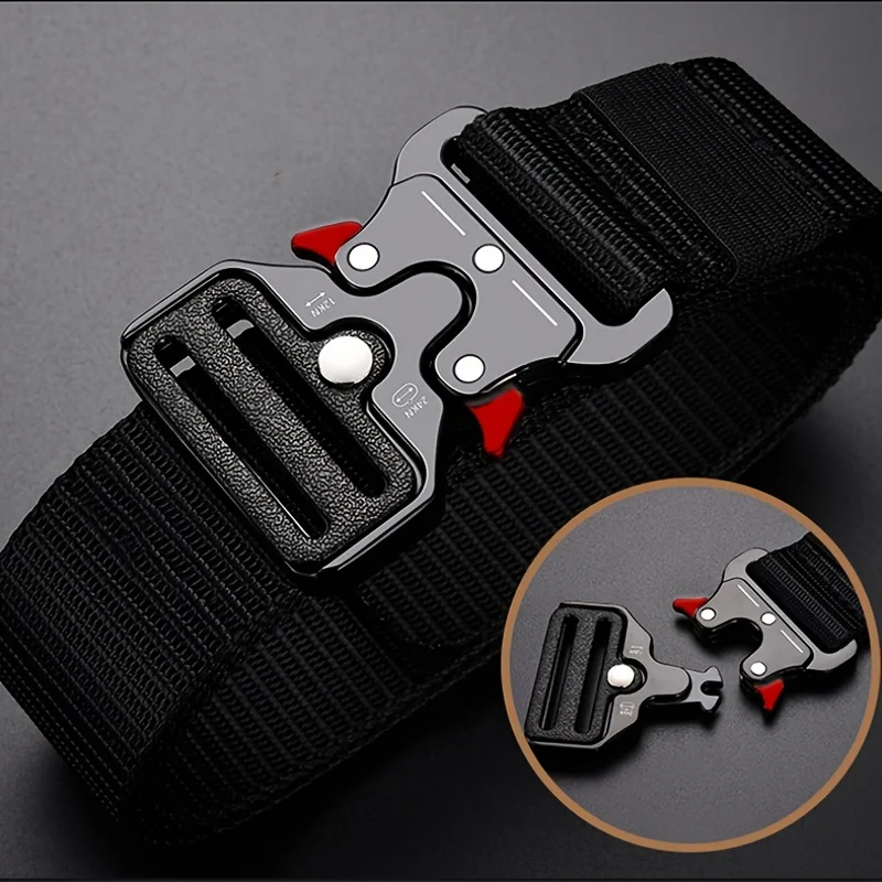 Men Belt Army Outdoor Hunting Tactical Multi Function Combat Survival High Quality Marine Corps Canvas For Nylon Male Luxury