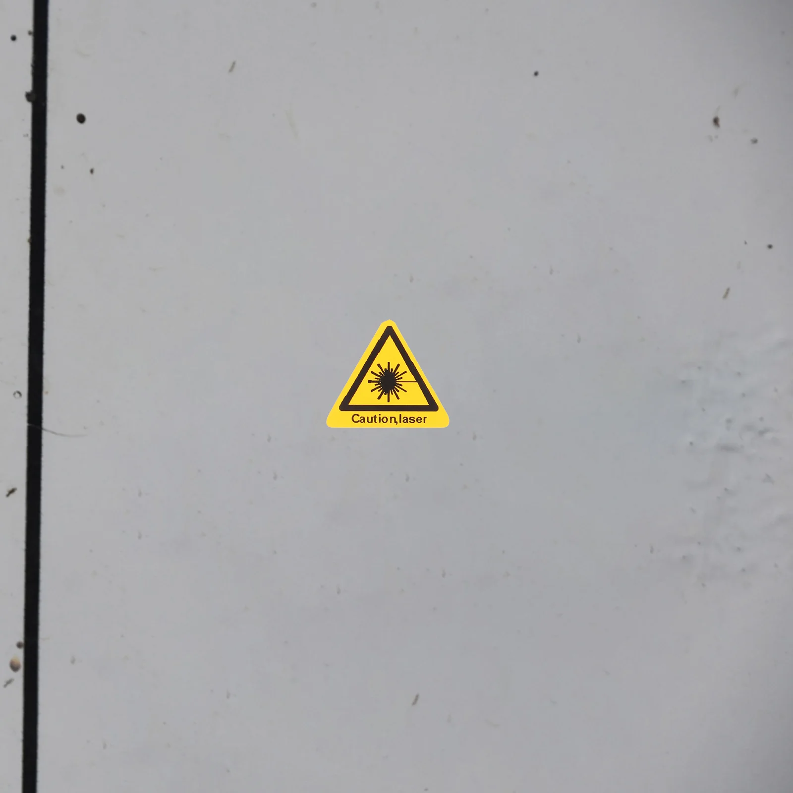 50 Pcs Laser Safety Signs Sticker Warning Cautious Decals Caution Security Stickers