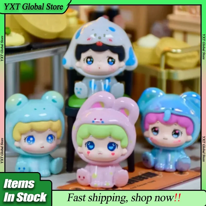 

Милый медведь, лес, странник, городская серия, мини-слепая коробка, модный милый косплей, гаражный комплект с животными, коллекция игрушек, подарок на день рождения для ребенка