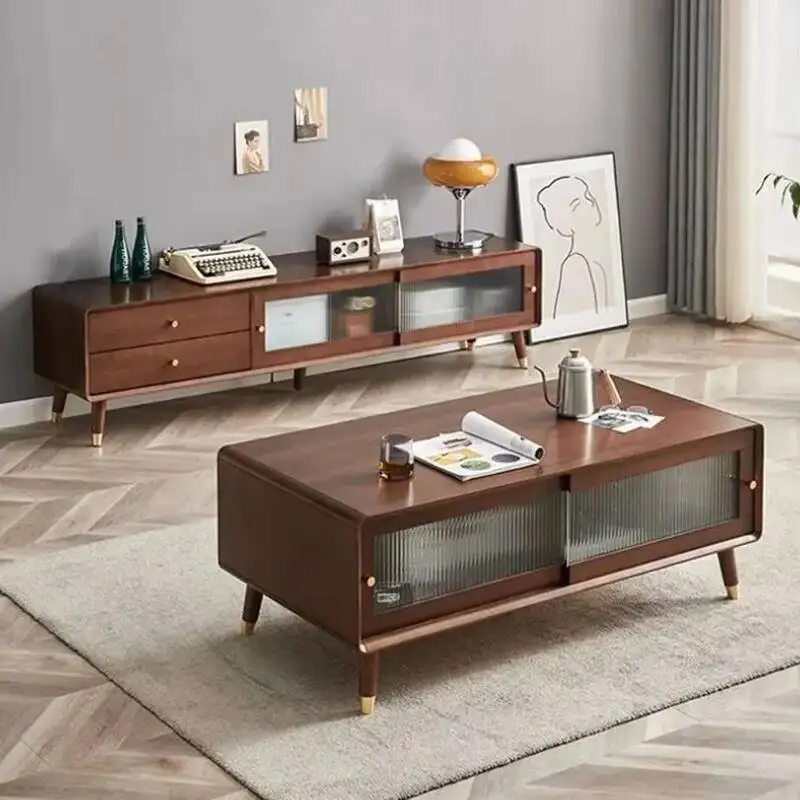

Storage Normal Brown Tv Stand Dark Brown Design Minimalist Modern Tv Cabinet Living Room Nordic Mueble Televison Furniture Home