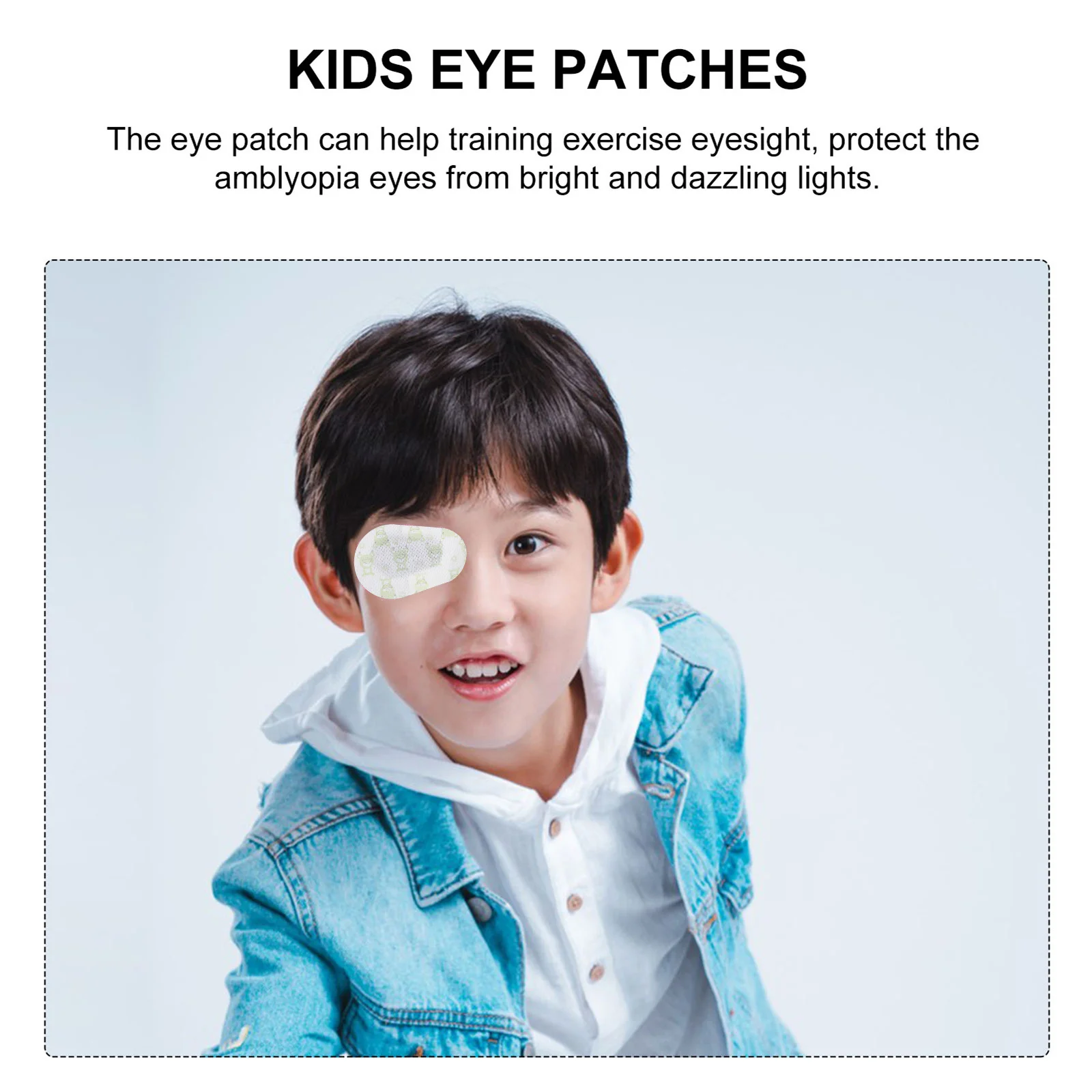 

30Pcs Vision Training Eye Patches Soft Breathable Lazy Eye Covers for Kids Amblyopia Correction Strabismus Treatment