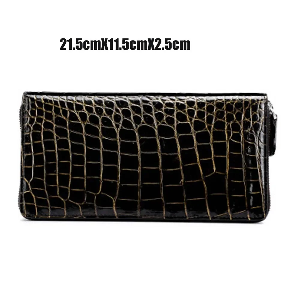 yinshang Crocodile  bag Men clutch bag business  leisure crocodile leather wallet men wallet mobile phone bag