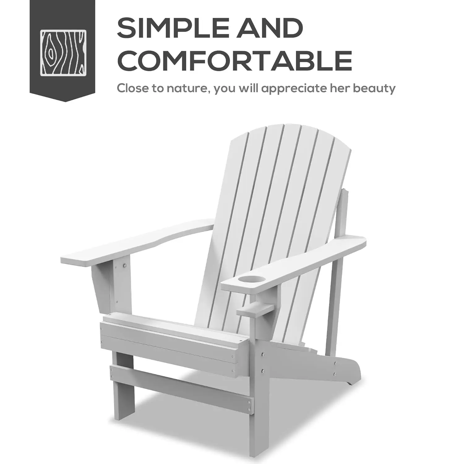 Wooden Adirondack Patio Chair 4