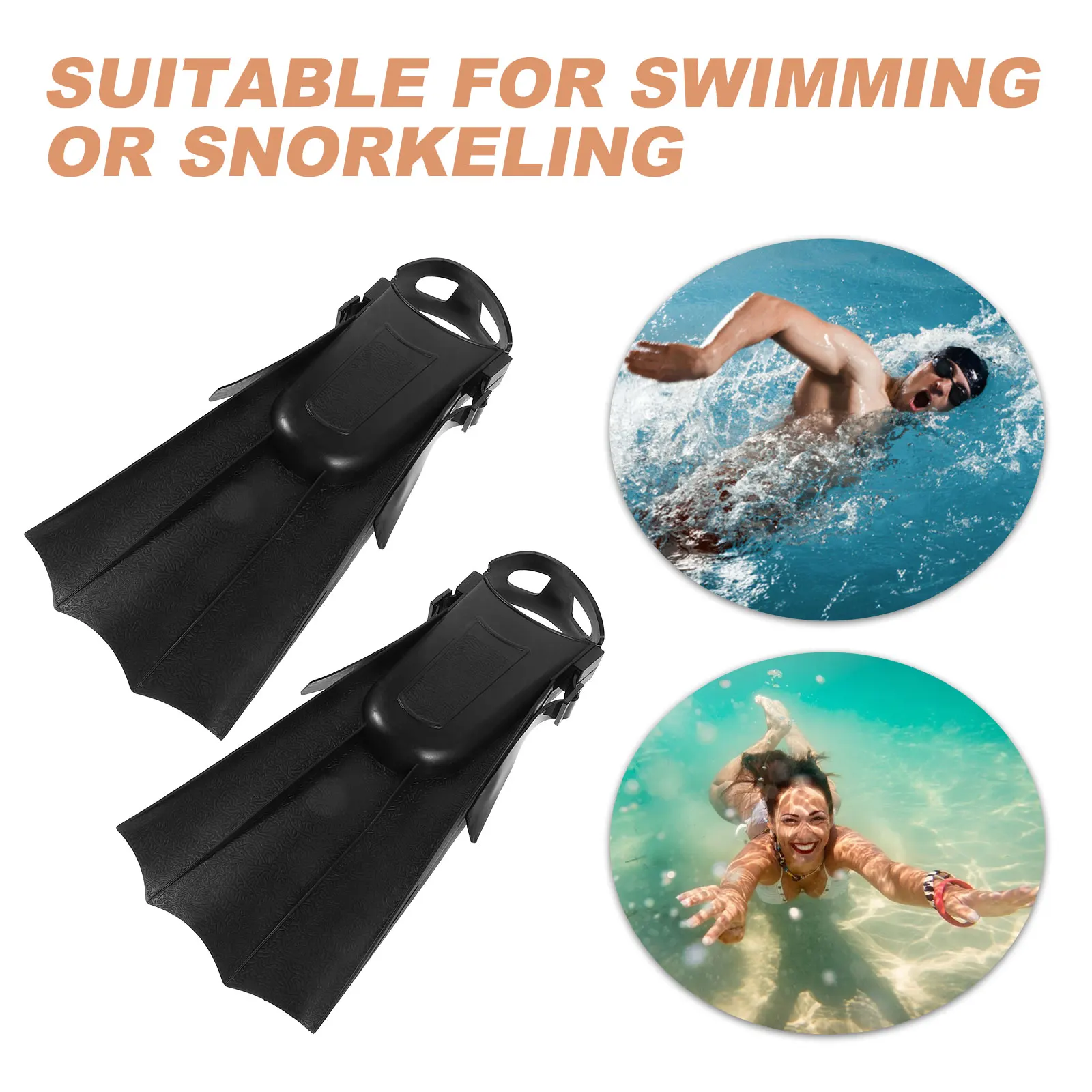 1 Pair of Children Snorkeling Gear For teenager Swimming Training Fins Diving Snorkeling Gear For Kids Diving Exclusive Flippers