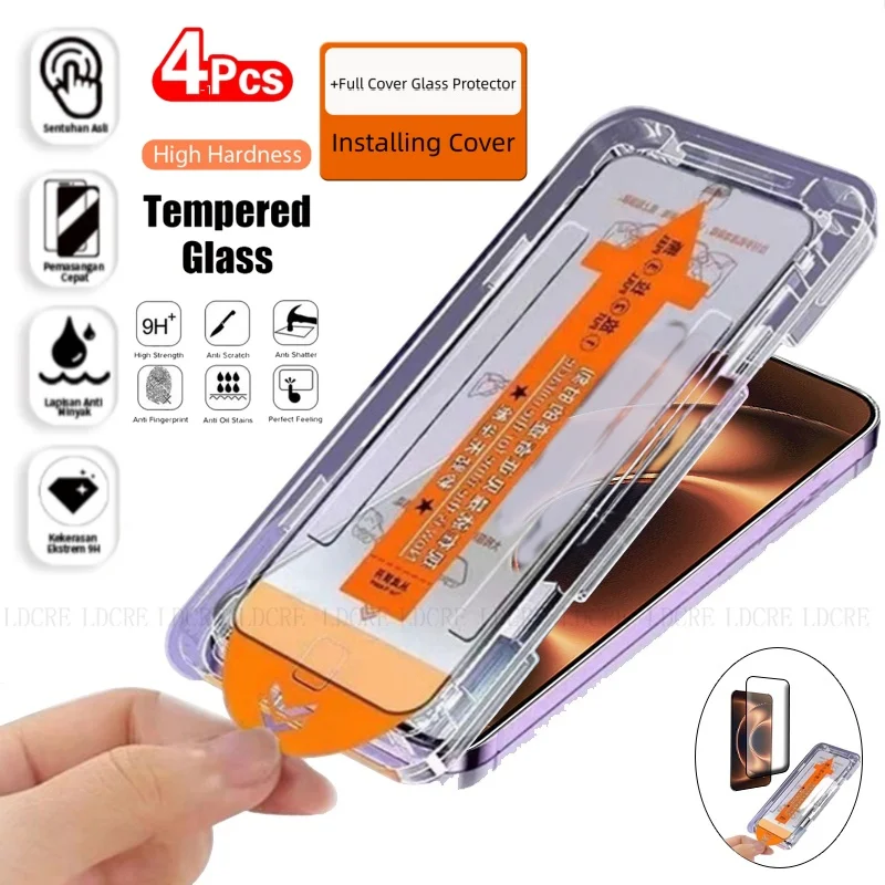 4/3/2/1 Stück für Xiaomi 17 Ultra Glas Xiaomi Mi 17 Ultra gehärtetes Glas staubfrei 9H Vollbild-Displayschutz Xiaomi 17 Ultra