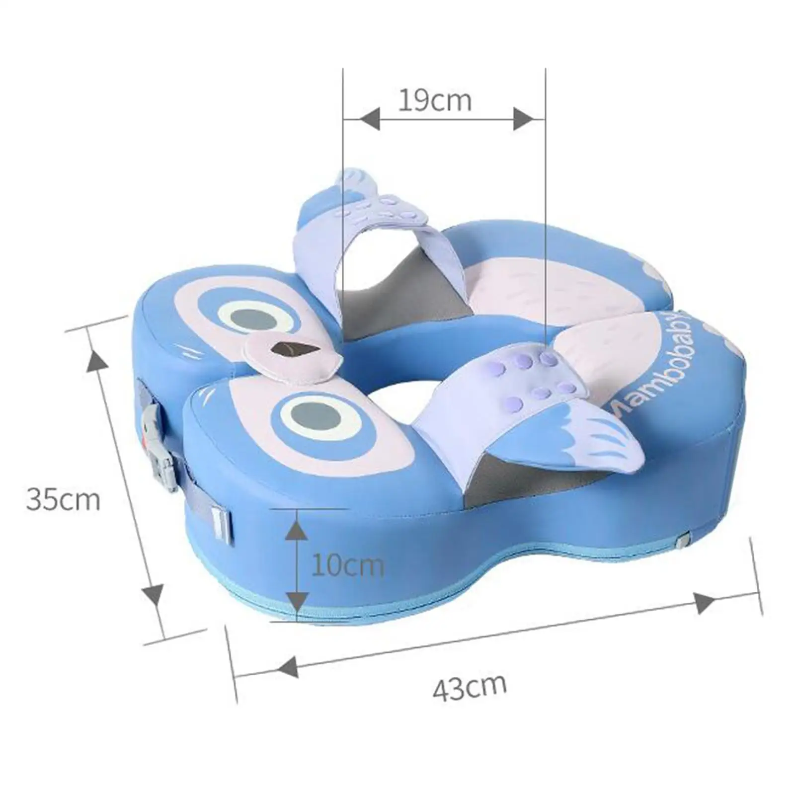 Não inflável Float Swim Trainer, acessórios bonitos para banheira portátil, anel de natação para crianças, bebês meninos e meninas, crianças e bebês