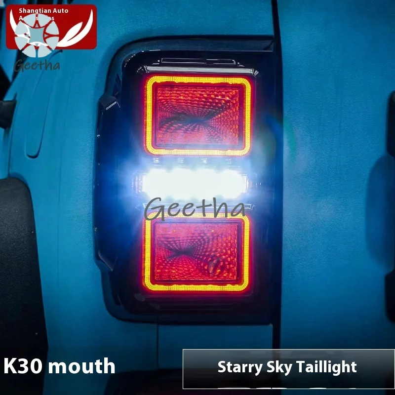 For Starry LED Tail Light Assembly for Tank 300 ABS Black Brake Steering Red Lens New Condition Special Rear Lamp Accessory