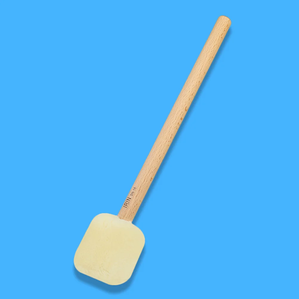 

2 Pcs Felt Drum Mallets Bass Drumsticks B Drum Sticks White Beech H Mallet Durable Elastic Percussion Sticks