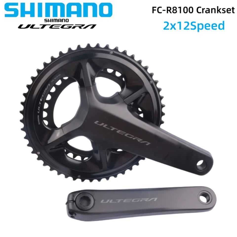 SHIMANO ULTEGRA R8100 Crankset 2x12Speed HOLLOWTECH II Bicycle