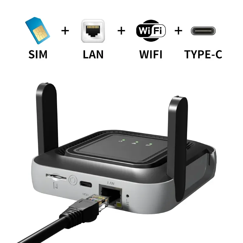 M6 Pro мобильный Wi-Fi 300 Мбит/с 4g B1/3/5/7/28/38/40 4g Lte уличный маршрутизатор 5000 мАч аккумулятор Wi-Fi маршрутизатор с антеннами SMA