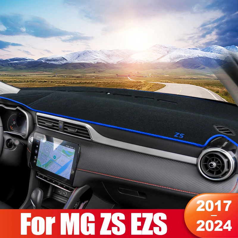 

For MG ZS EZS EV 2017 2018 2019 2020 2021 2022 2023 2024 Car Dashboard Sun Shade Cover Mat Instrument Panel Pad Accessories